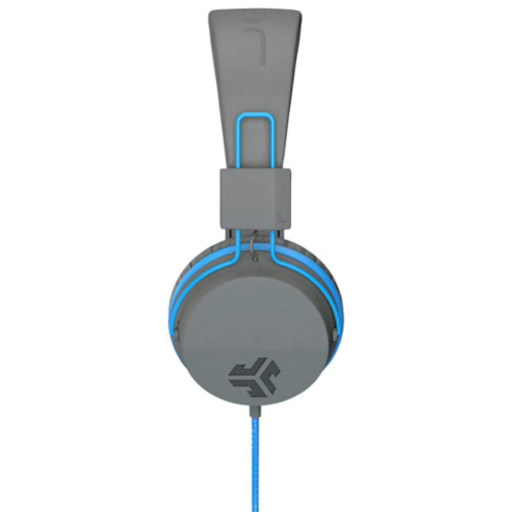 JLab JBuddies Sound Isolating Headphones - Grey/Blue