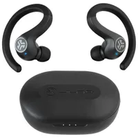 JLab JBuds Air Sport In-Ear Sound Isolating True Wireless Earbuds - Black