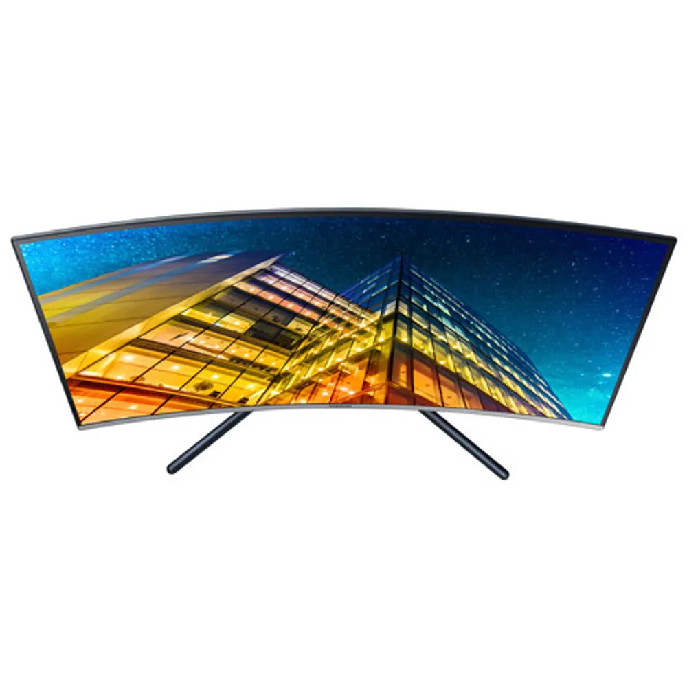 Samsung 32" 4K Ultra HD 60Hz 4ms GTG Curved VA LED Gaming Monitor (LU32R590CWNXZA) - Dark Blue-Grey