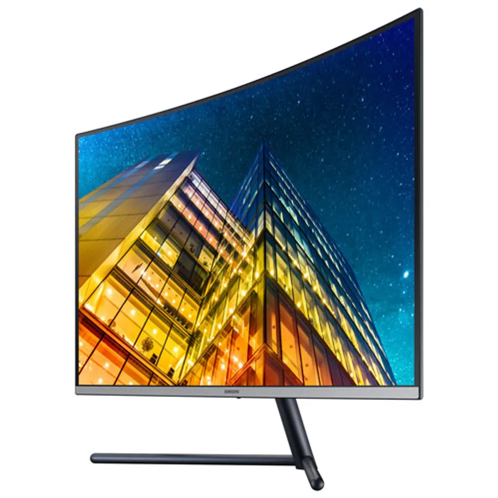 Samsung 32" 4K Ultra HD 60Hz 4ms GTG Curved VA LED Gaming Monitor (LU32R590CWNXZA) - Dark Blue-Grey