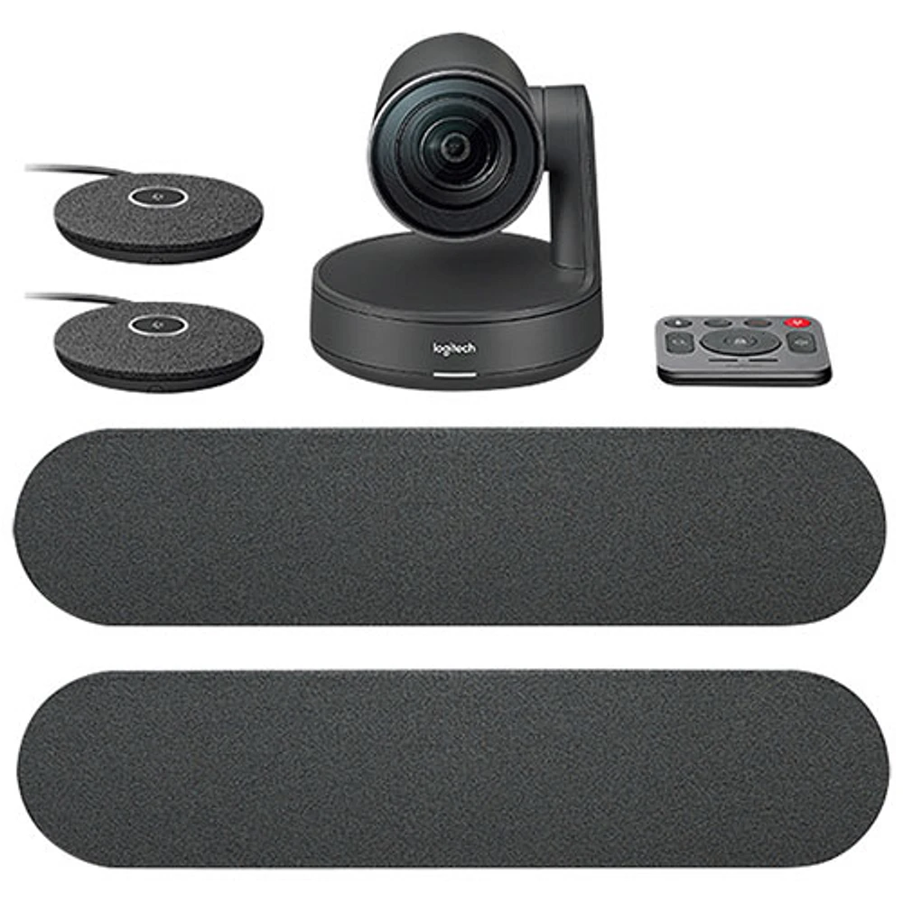 Logitech Rally Plus Ultra HD 4K 30fps Video Conferencing Camera - Black