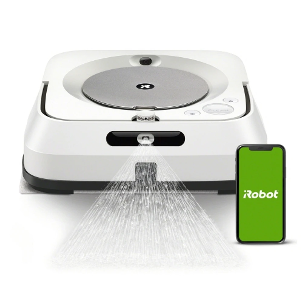 iRobot Braava Jet m6 Wi-Fi Connected Robot Mop - White (6110)