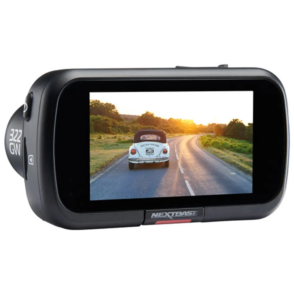 Nextbase 322GW Full HD 1080p Dash Cam with 2.5" LED HD IPS Touch Screen & Wi-Fi