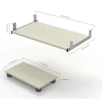 Prestige + Keyboard Shelf - White Chocolate