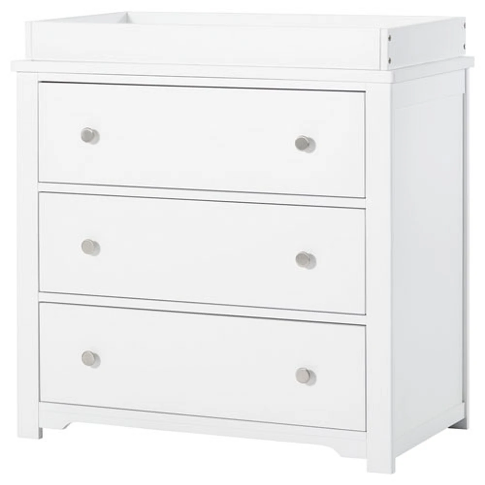 Harmony 3-Drawer Dresser - Matte White