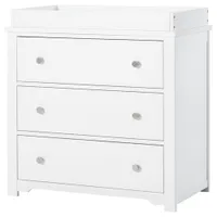 Harmony 3-Drawer Dresser - Matte White