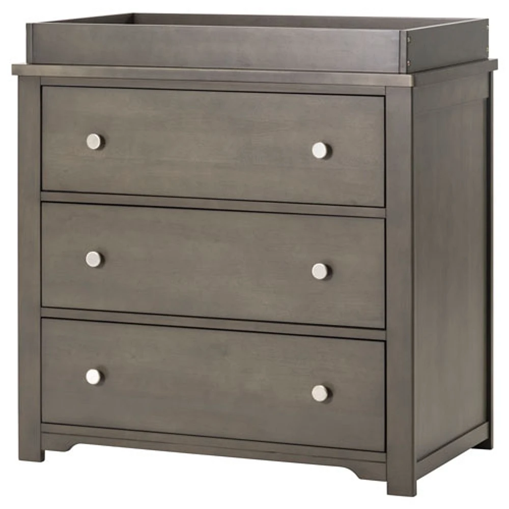 Commode 3 tiroirs Harmony - Gris chic