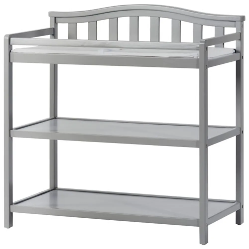 Camden 2-Shelf Changing Table - Cool Grey