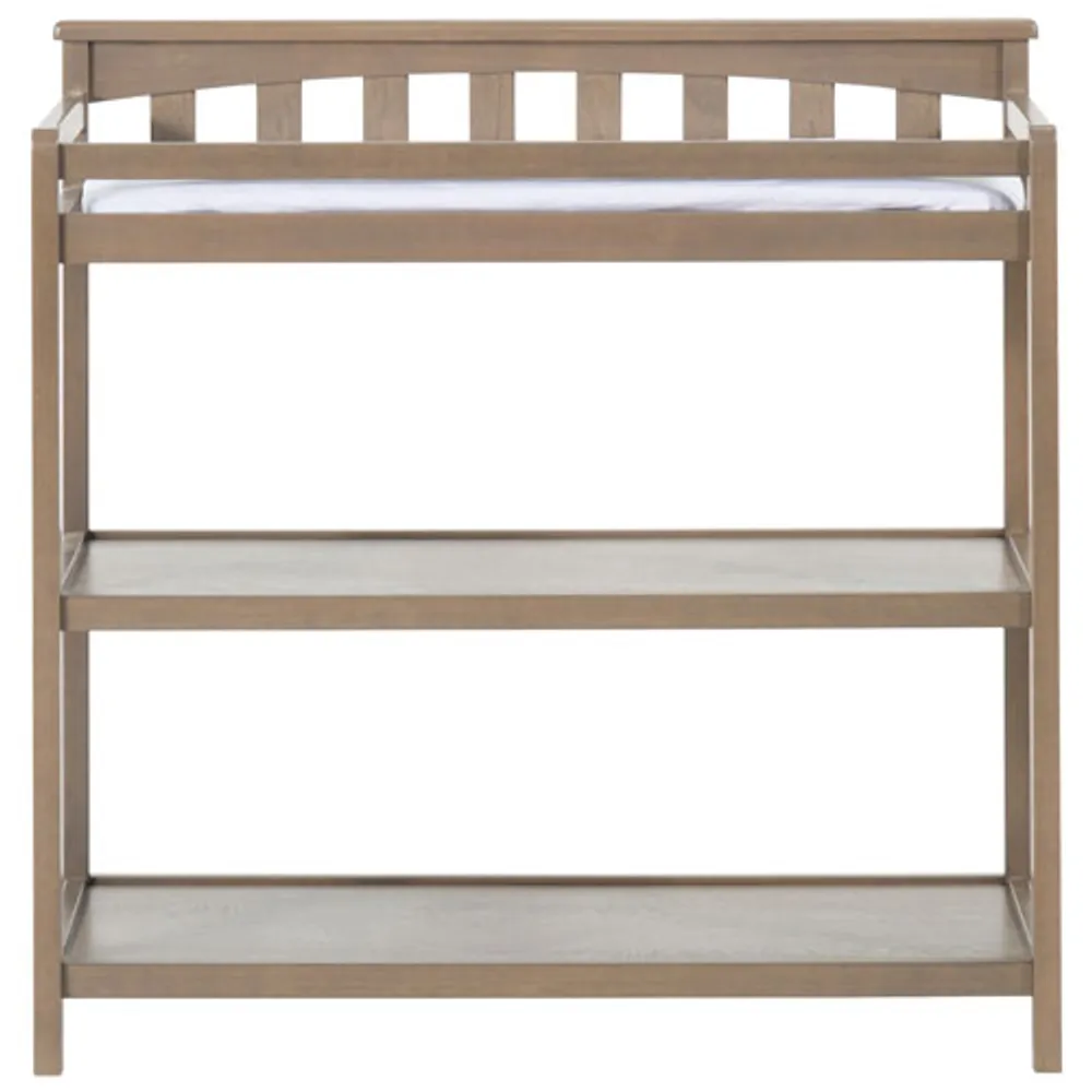 Child Craft Cottage 2-Shelf Changing Table - Dusty Heather