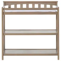 Child Craft Cottage 2-Shelf Changing Table - Dusty Heather