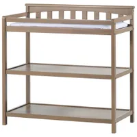 Child Craft Cottage 2-Shelf Changing Table - Dusty Heather