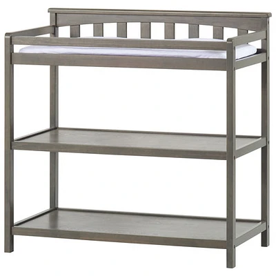 Child Craft Cottage 2-Shelf Changing Table - Dapper Grey