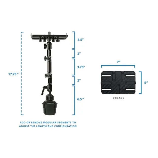 Upgraded Car Cup Holder Expander Adapter with Offset Adjustable Base,  Compatible with Yeti 14/24/36/46oz Ramblers, Hydro Flasks 32/40oz, Other  Large Bottles Mugs in 3.4-4.0 (1) 