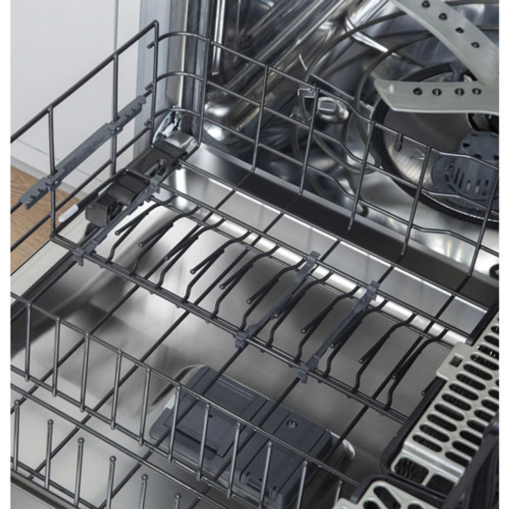 Café 24" 45dB Built-In Dishwasher with Stainless Steel Tub & Third Rack (CDT845P2NS1) - Stainless