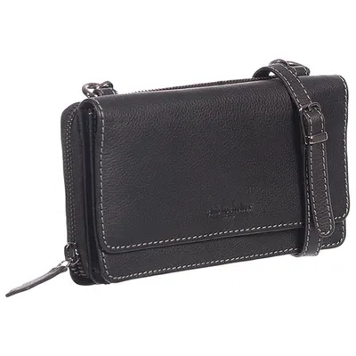 Club Rochelier Onyx RFID Leather Bi-fold Wallet - Solid Black