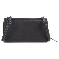 Club Rochelier Onyx RFID Leather Bi-fold Wallet - Solid Black