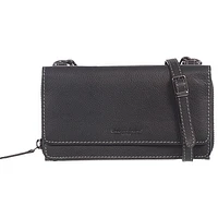 Club Rochelier Onyx RFID Leather Bi-fold Wallet - Solid Black