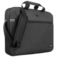 Solo Gravity 15.6" Laptop Slim Briefcase - Black