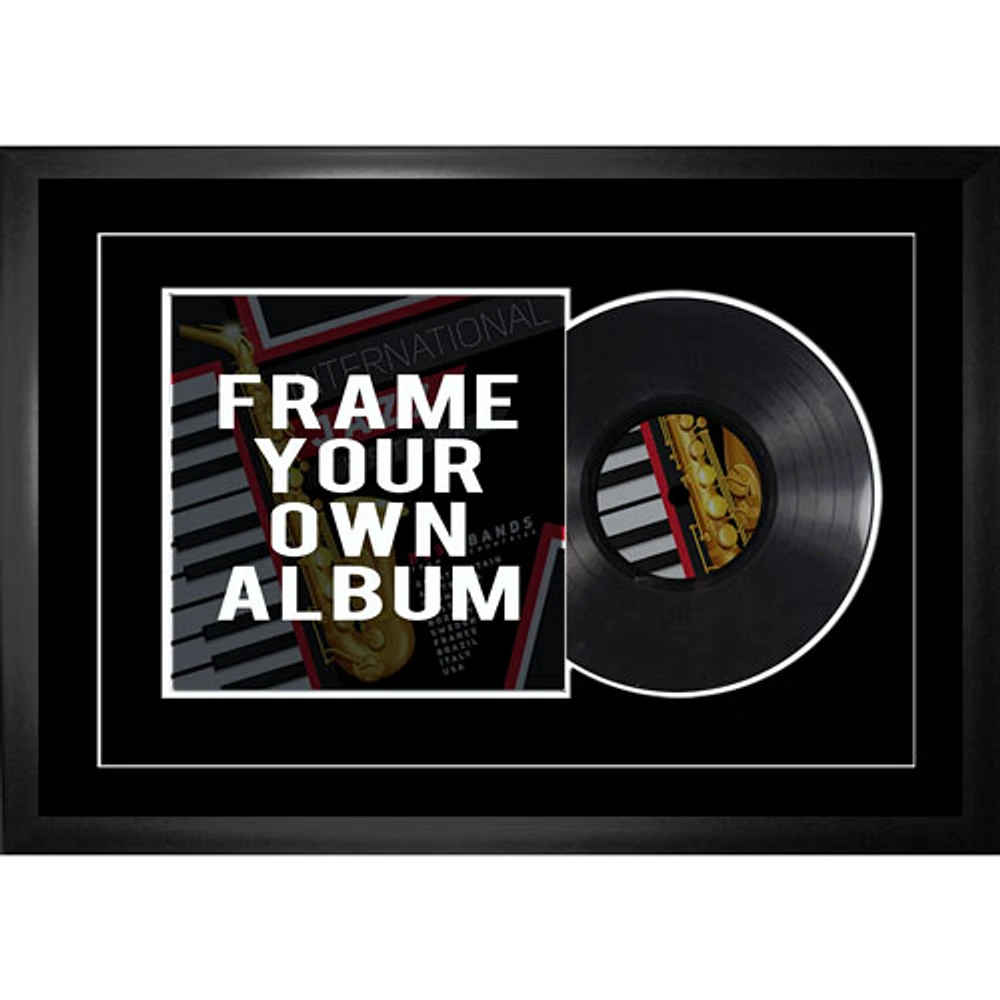 Frameworth Vinyl Album Frame - Black Mat