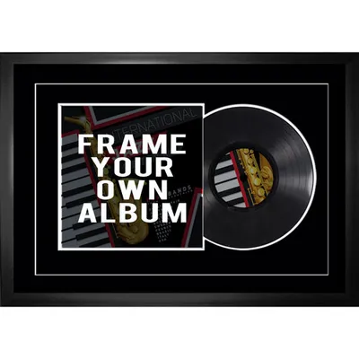 Frameworth Vinyl Album Frame - Black Mat