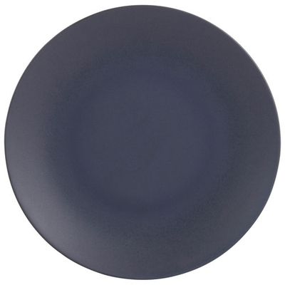 Brilliant Granito Stoneware 10.6" Dinner Plate - Set of 4 - Black