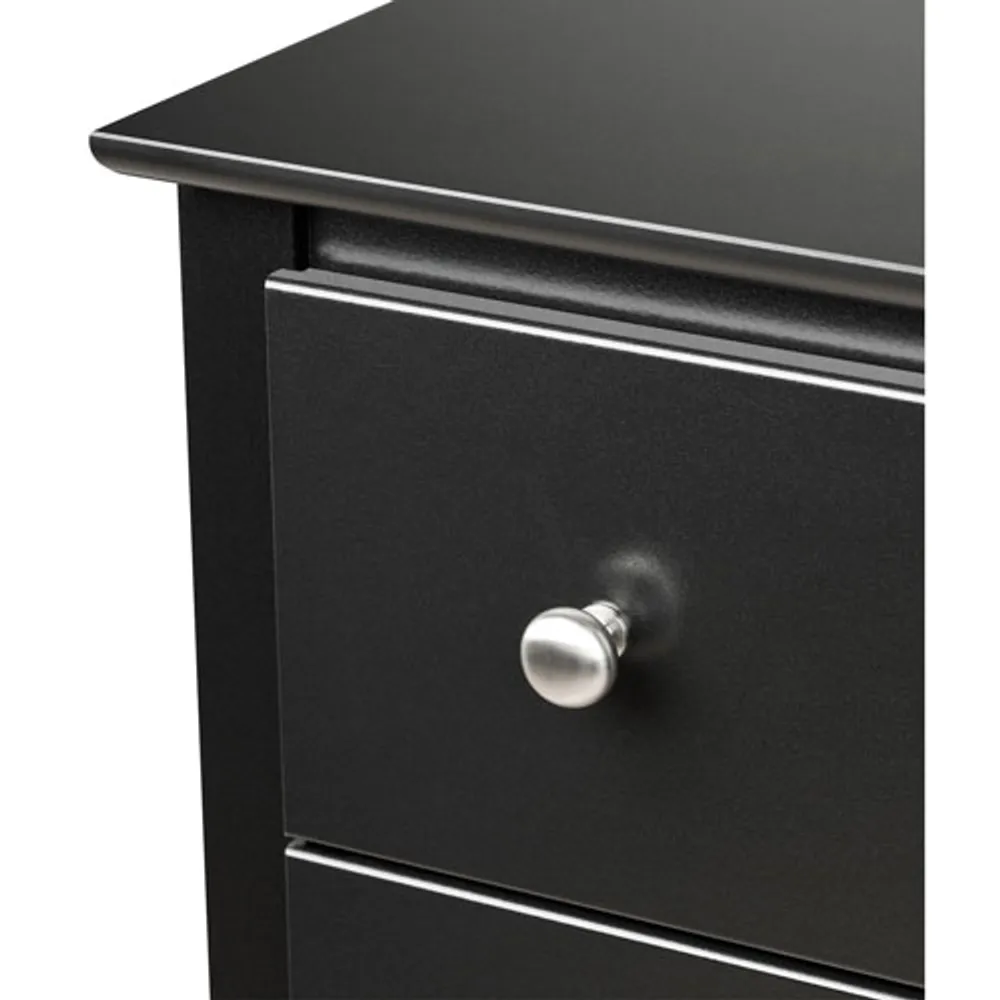 Sonoma Transitional 1-Drawer Nightstand - Black