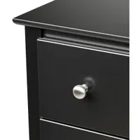 Sonoma Transitional 1-Drawer Nightstand - Black