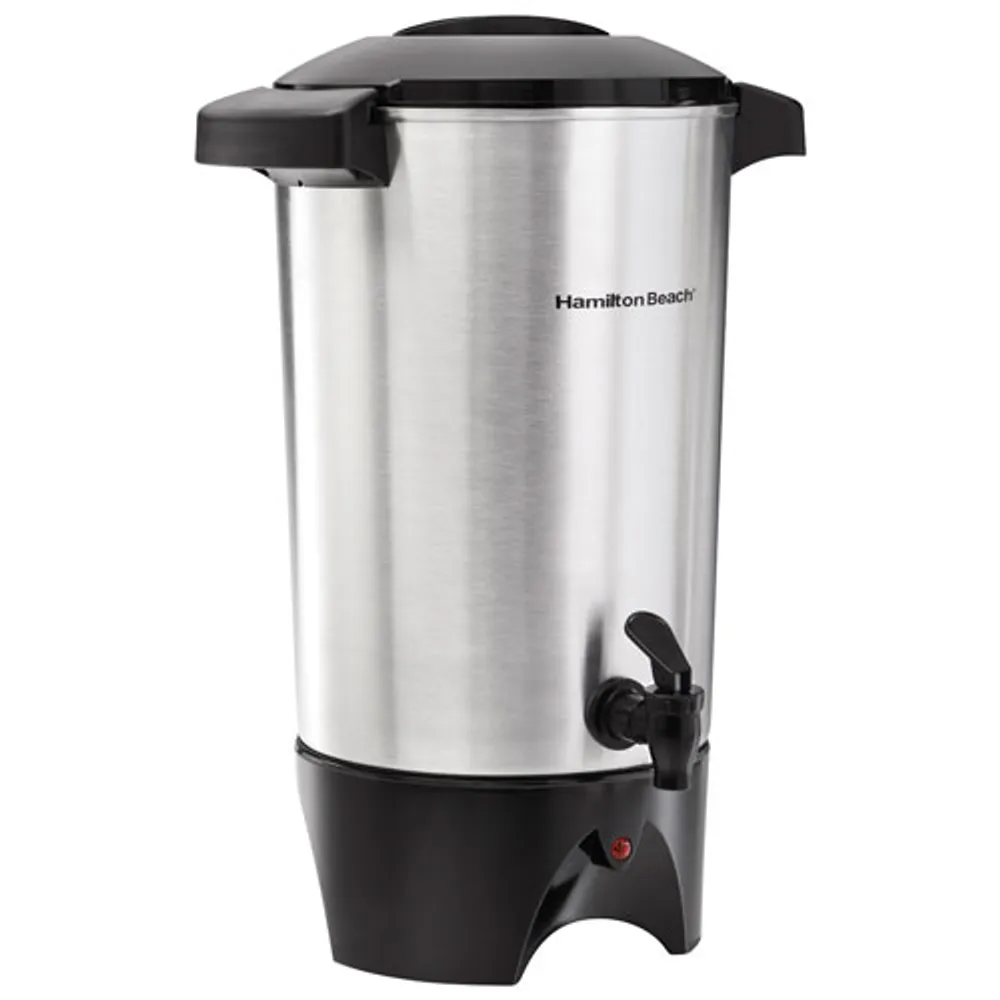 Hamilton Beach Drip Coffee Maker Urn - 45-Cup - Stainless Steel