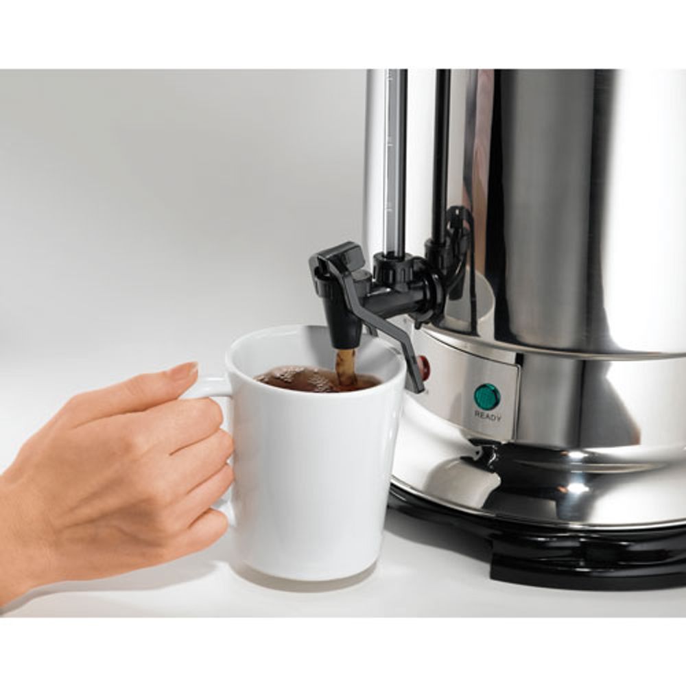 Hamilton Beach Drip Coffee Maker Urn - 60-Cup - Stainless Steel