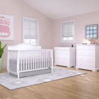 Child Craft Camden 4-in-1 Convertible Crib - White