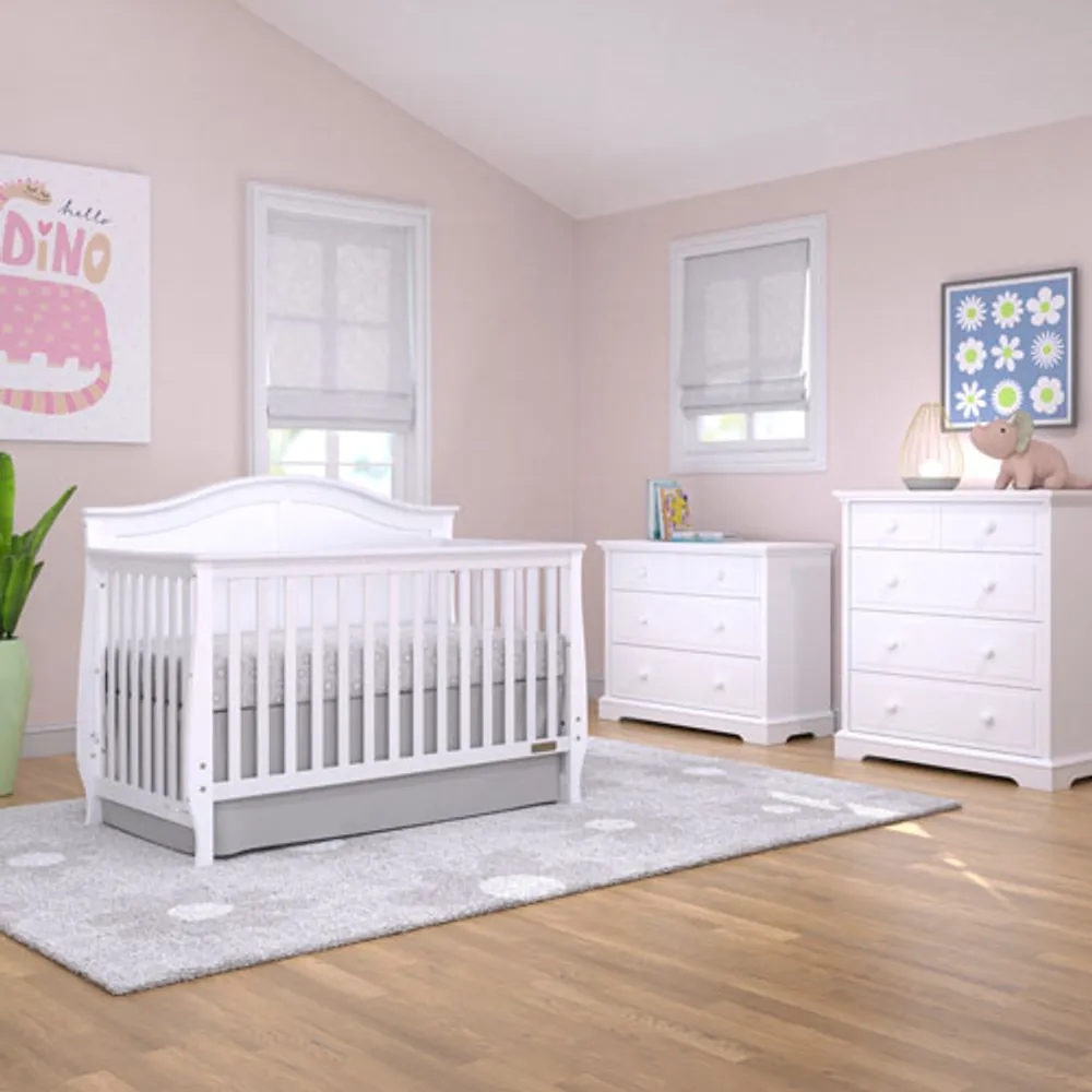 Child Craft Camden 4-in-1 Convertible Crib - White