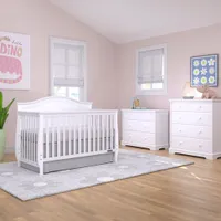 Child Craft Camden 4-in-1 Convertible Crib - White