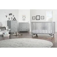 Child Craft Forever Eclectic SOHO 4-in-1 Convertible Crib - Grey