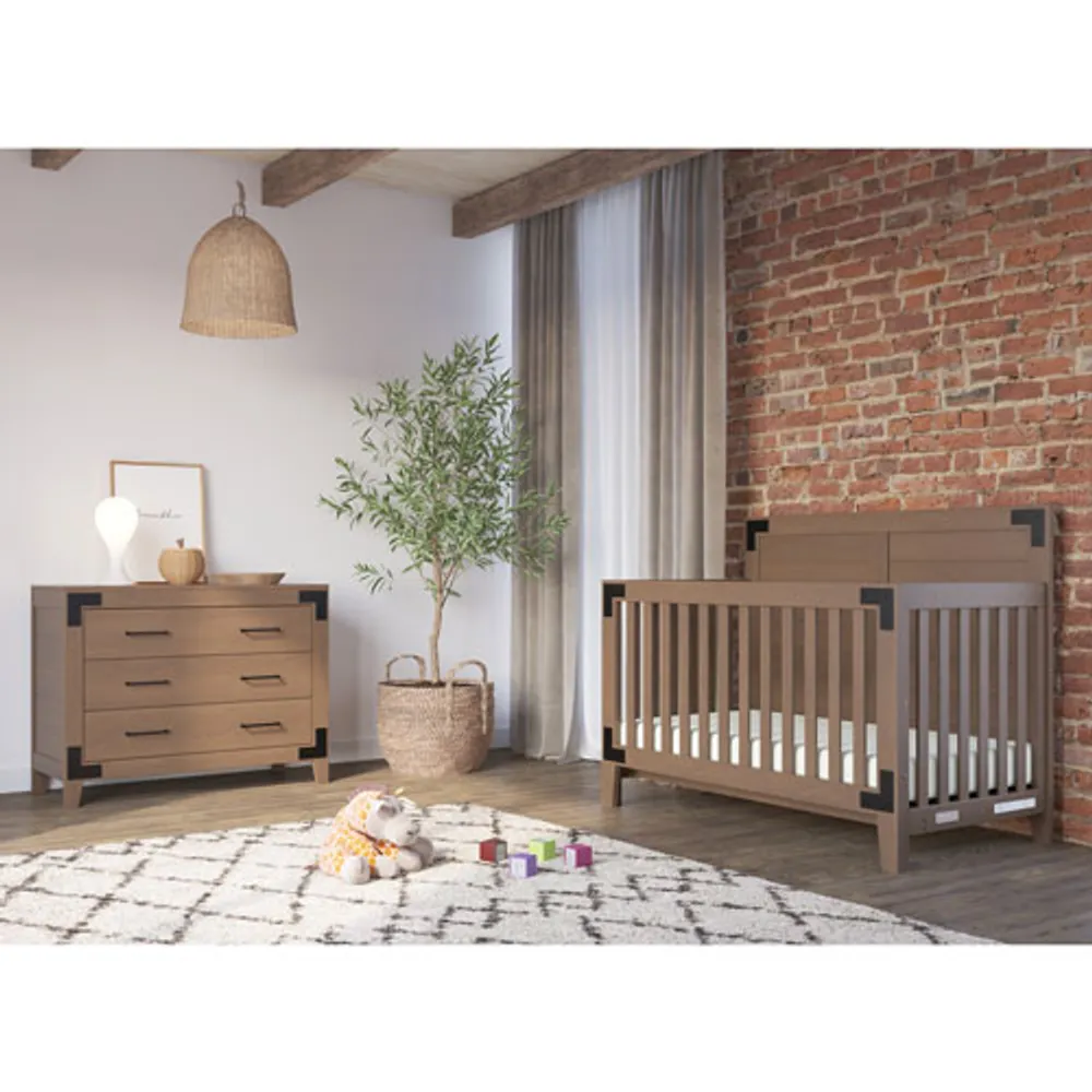 Child Craft Lucas 4-in-1 Convertible Crib - Dusty Heather
