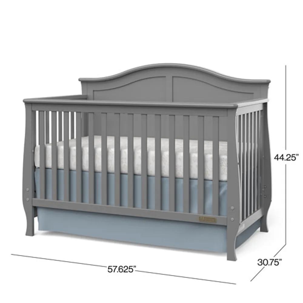 Child Craft Camden 4-in-1 Convertible Crib - Grey