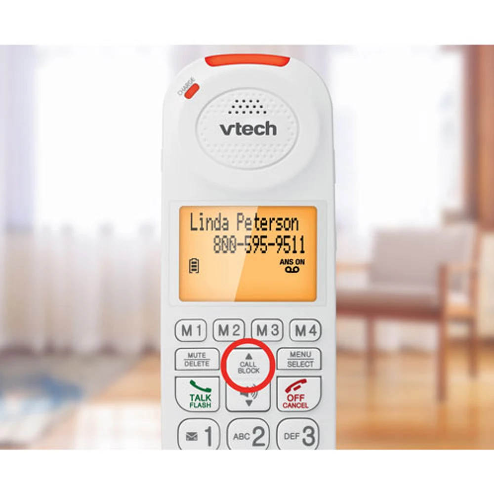 VTech CareLine Amplified DECT 6.0Ghz Cordless Add-on Phone (SN5107)