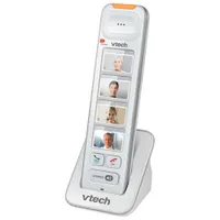 VTech CareLine 1-Handset DECT 6.0 Photo Dial Cordless Phone (SN5307) - White