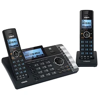 VTech DECT 6.0GHz 2-Handset Cordless Phone with Answering Machine (DS6251-2)