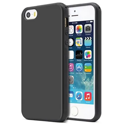 【CSmart】 Ultra Thin Soft TPU Silicone Jelly Bumper Back Cover Case for iPhone 5C, Transparent Black