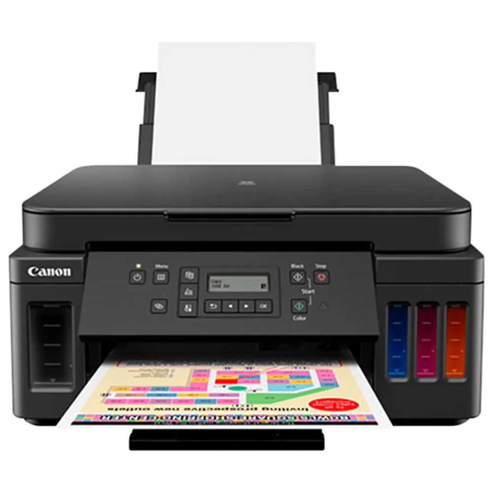 Canon PIXMA G6020 Wireless MegaTank All-In-One Inkjet Printer with 2 Extra Black Ink