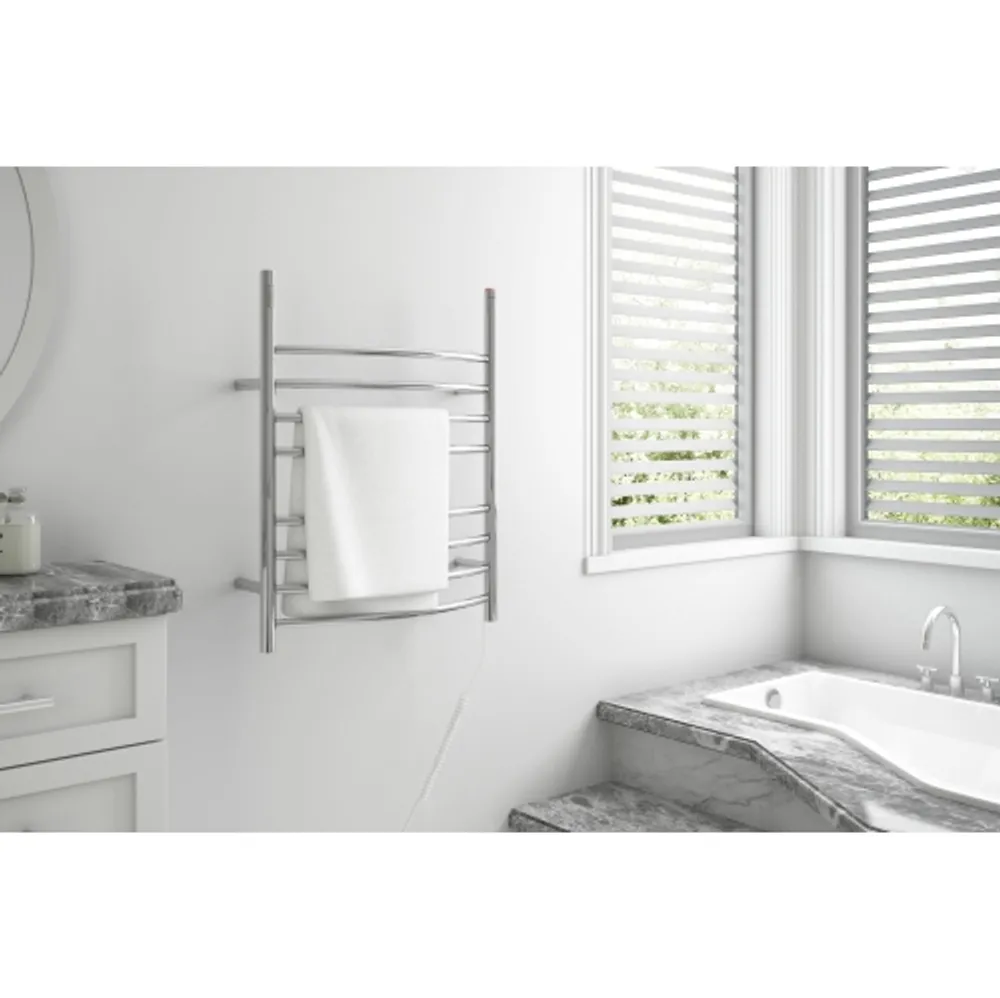 Ancona Imperia OBT 3 in 1, 8-Bar Towel Warmer with Integrated On