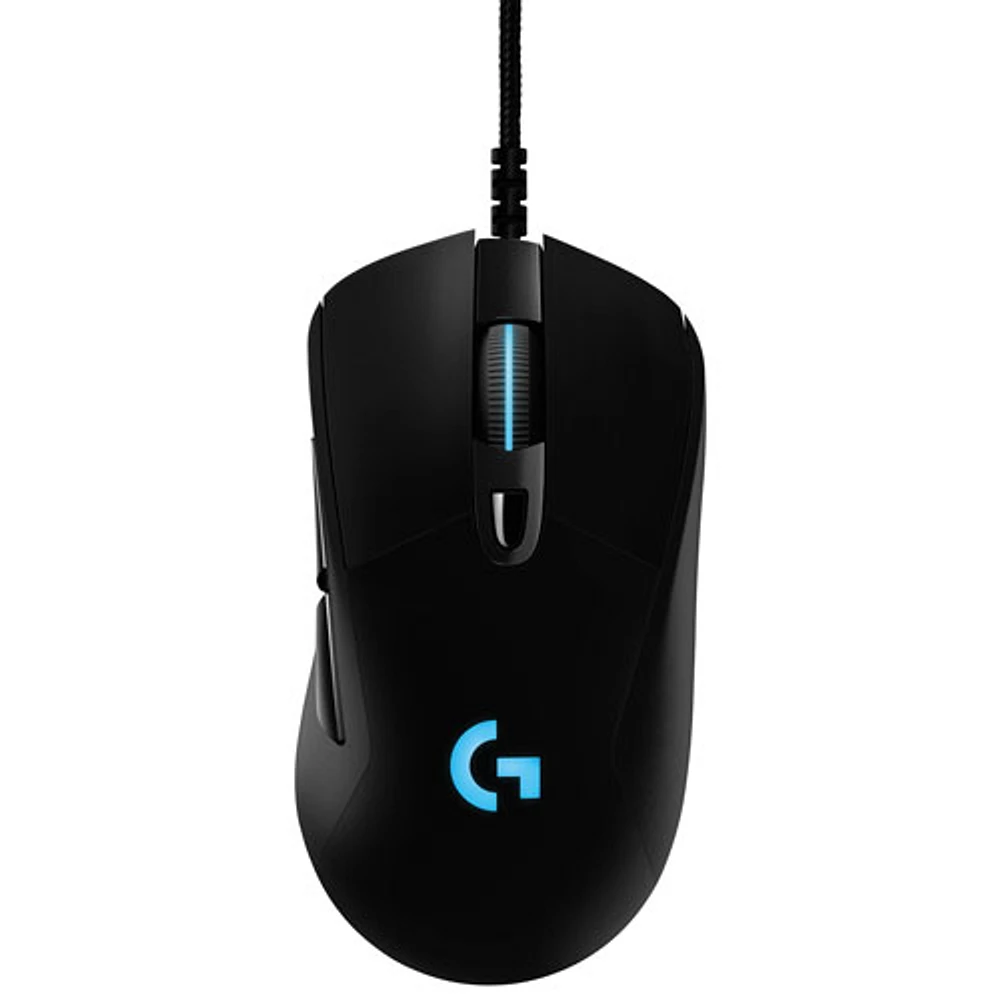 Souris de jeu optique de 25600 ppp G403 Hero de Logitech - Noir