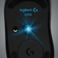 Souris de jeu optique sans fil de 25600 ppp G703 HERO de Logitech - Noir