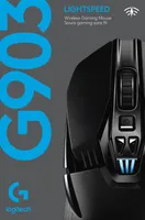 Souris de jeu optique sans fil de 25600 ppp G903 HERO de Logitech - Noir