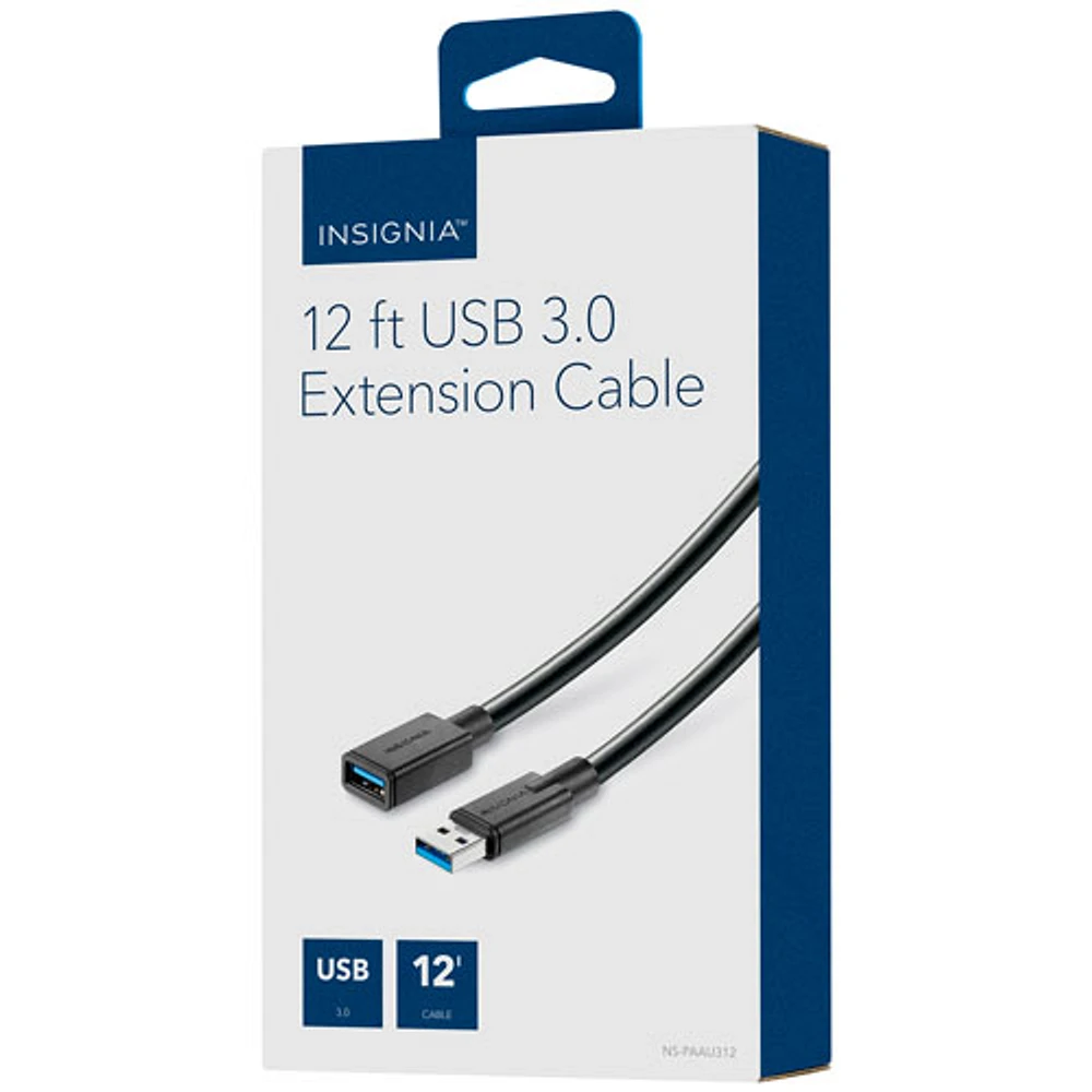 Insignia 3.6m (12 ft.) USB-A to USB-A Extension Cable (NS-PAAU312-C) - Only at Best Buy