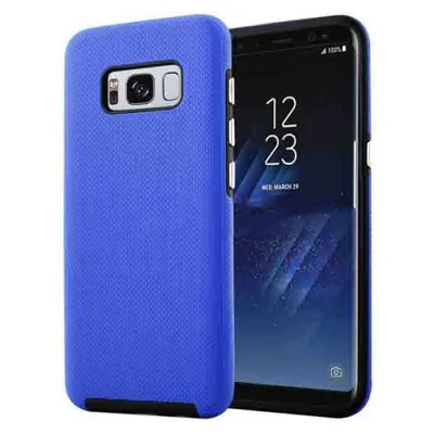 【CSmart】 Slim Fitted Hybrid Hard PC Shell Shockproof Scratch Resistant Case Cover Samsung Galaxy A5 2017, Navy