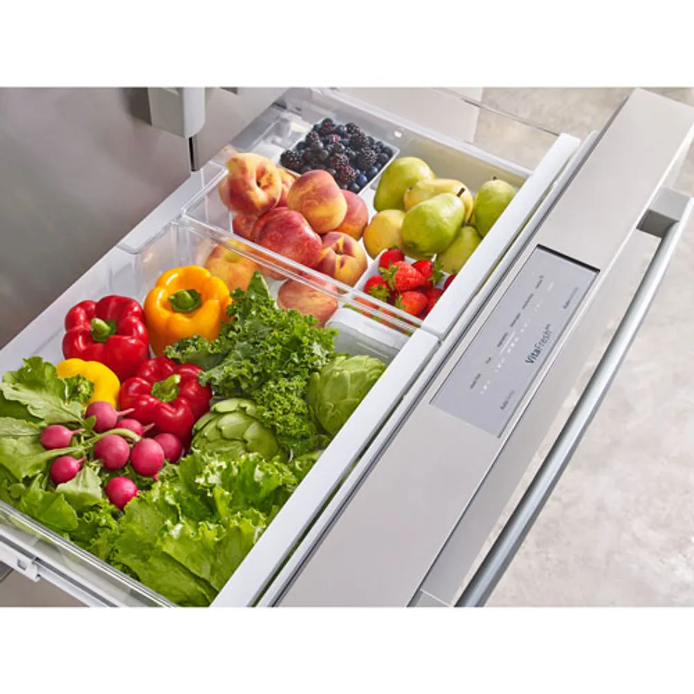 Bosch 36" 21 Cu. Ft. Counter-Depth 4-Door French Door Refrigerator (B36CL80SNS) - Stainless Steel