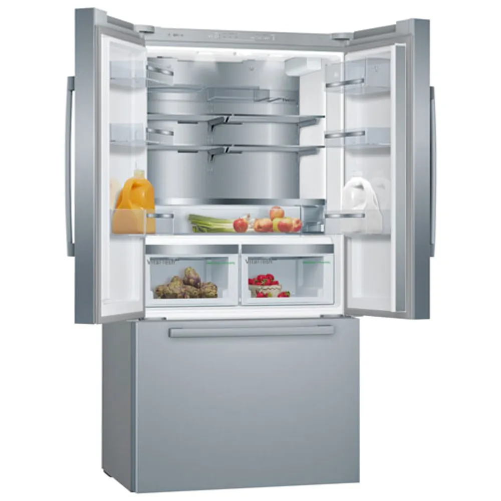 Bosch 36" 21 Cu. Ft. Counter-Depth French Door Refrigerator (B36CT80SNS) - Stainless Steel