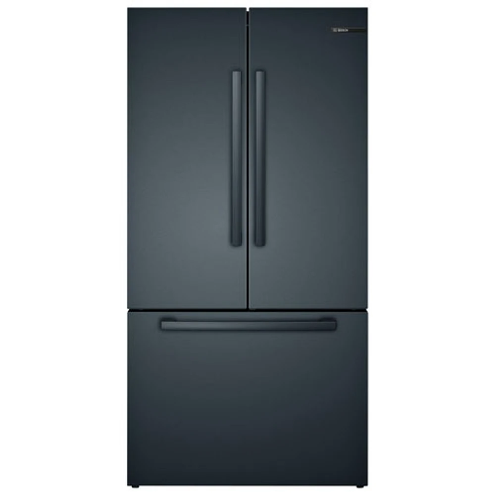 Bosch 36" 21 Cu. Ft. Counter-Depth French Door Refrigerator (B36CT80SNB) - Black Stainless Steel