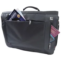 Gino Ferrari Agon 16" Laptop Messenger Bag - Black